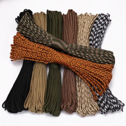 Posture belts -Umbrella Rope Outdoor Multifunctional Mountaineering Paratrooper Traction 7 Core 4mm