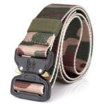 posture belts-Outdoor Tactics Camouflage Belt Multifunctional Nylon Tooling Outer Belt Belt Outdoor Training Belt 38cm