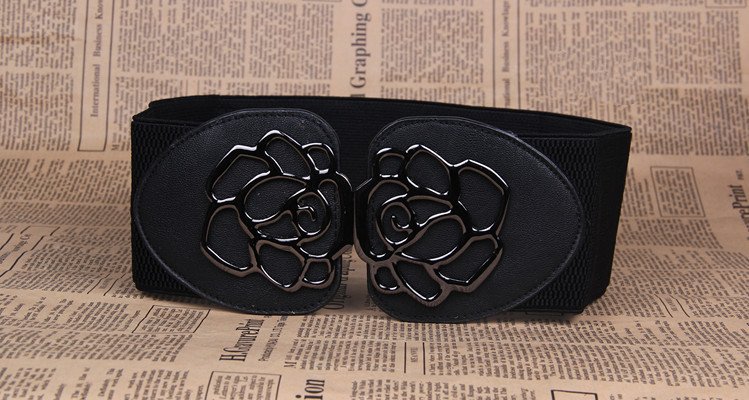 Posture belts -3 Women's Belts Elastic Belts Belts Rose Buckle Belts Tight Belts