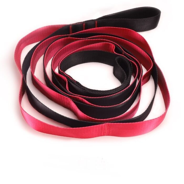 posture belts-Yoga Belt Posture Pulling Tension Belt Stretching Belt One-word Marathon Belt