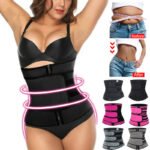 posture belts-Tummy Sweat Shapewear Bodysuits Women Waist Trainer Slimming 2-3 Belts Workout Shaper Corset