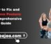 How to Fix and Improve Posture: A Comprehensive Guide
